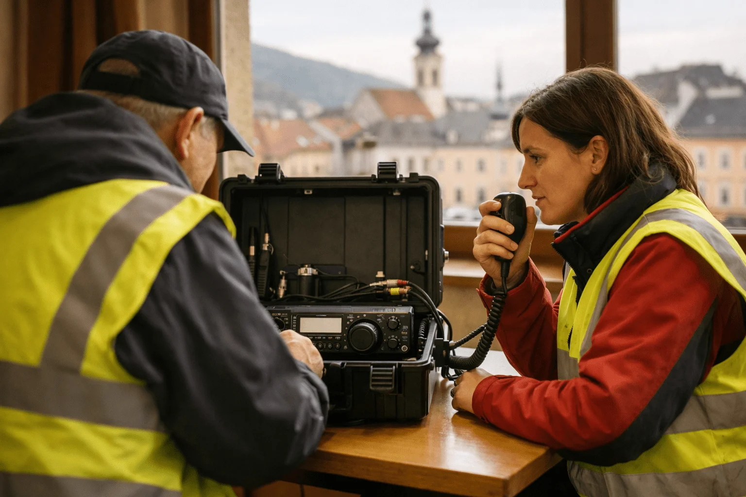 Notfunkübung Klagenfurt — Vier Leuchttürme